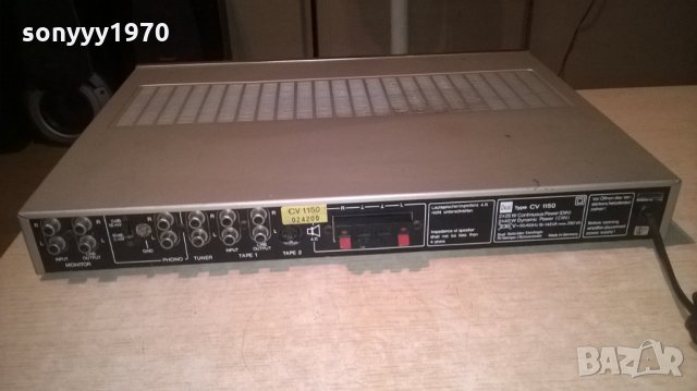 dual type cv-1150 amplifier-made in germany-внос швеицария, снимка 17 - Ресийвъри, усилватели, смесителни пултове - 26354216