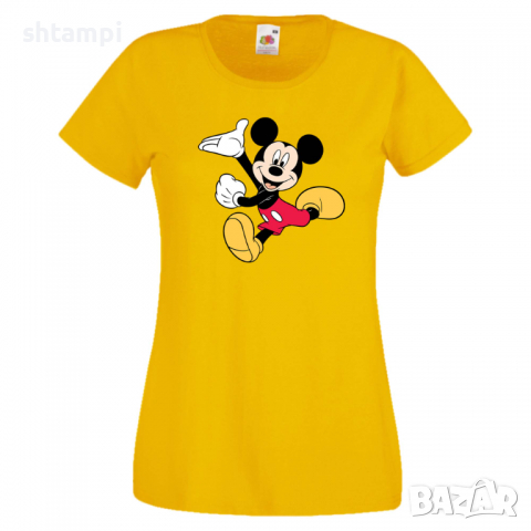 Дамска тениска Mickey Mouse 5 Мини Маус,Микки Маус.Подарък,Изненада,, снимка 10 - Тениски - 36526465