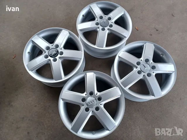 4 бр. чисто нови алуминиеви джанти RC DESIGN 16 цола 5x112, централен отвор 66.6 , ET46, 6J, снимка 4 - Гуми и джанти - 48473500