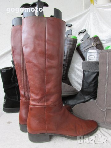 дамски ботуши GEOX® original, 100% супер висококачествена естествена кожа,N- 38 - 39 - кафяви, снимка 15 - Дамски ботуши - 35649506