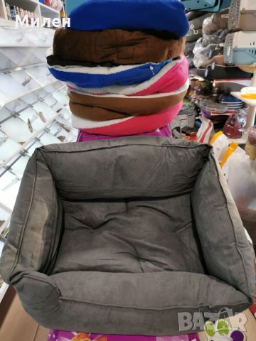 легло велур - сиво, снимка 2 - За кучета - 27211370