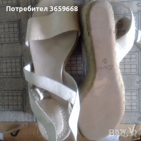 Дамски сандали Сlarks,размер 5,5, на платформа.Намаление, снимка 7 - Сандали - 40653793