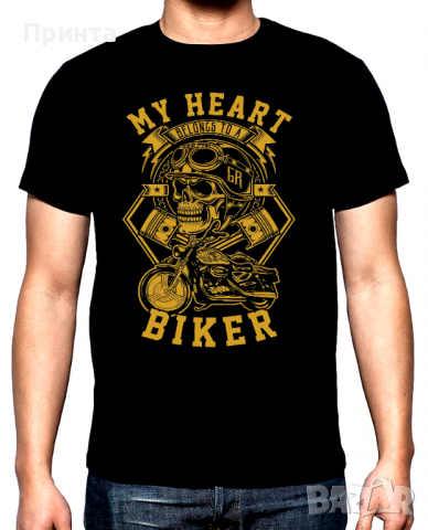 Безплатна доставка,Рокерски тениски с мотори, снимка 18 - Тениски - 30746067