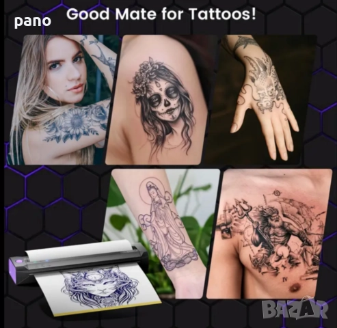 Термален тату принтер, снимка 6 - Друго оборудване - 52838552