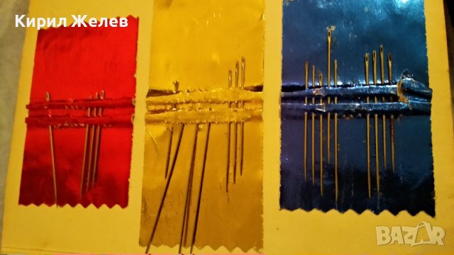 СТАРА КАРТИЧКА с ИСТИНСКИ ИГЛИ за ШИЕНЕ ВЪТРЕ - РУМЪНИЯ МНОГО ИНТЕРЕСНА 7433, снимка 9 - Филателия - 38571249