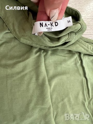 Елегантна зелена рокля, снимка 5 - Рокли - 37887595