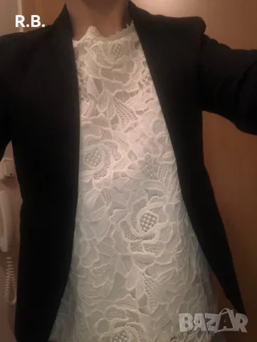 Черно елегантно сако Cacadu, S размер, снимка 10 - Сака - 27770304