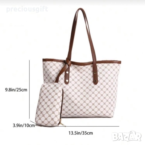 Дамска голяма чанта с ненесер, снимка 5 - Чанти - 53289809