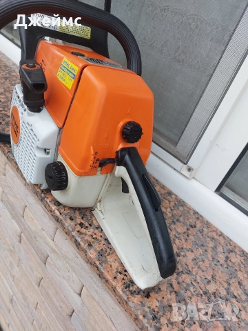 Резачка STIHL 034 AV super electronic quickstop , снимка 4 - Градинска техника - 52659741