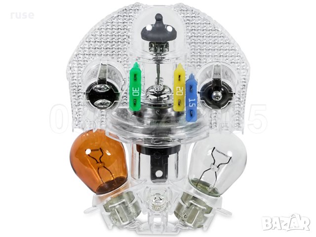 НОВИ! Комплект резервни лампи крушки за автомобил OSRAM Original H4 CLKM + 3 бушона, снимка 6 - Аксесоари и консумативи - 32502432