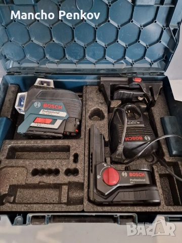 Bosch GLL 3-80 G 12V лазерен нивелир