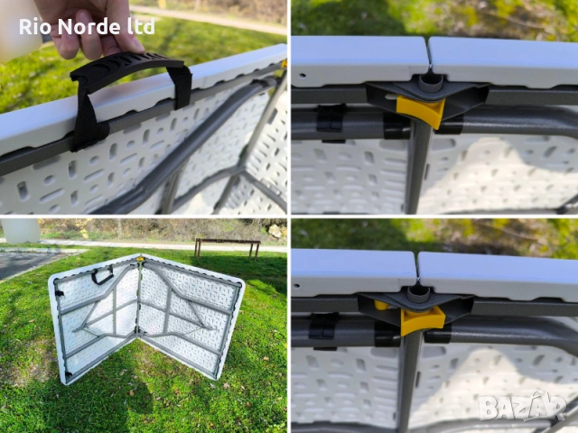 Маса сгъваема 150 х 70см, снимка 5 - Маси - 53451703