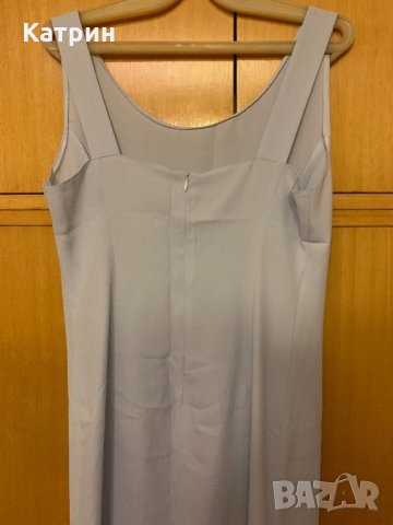 Дълга рокля светло синя, снимка 3 - Рокли - 25719170