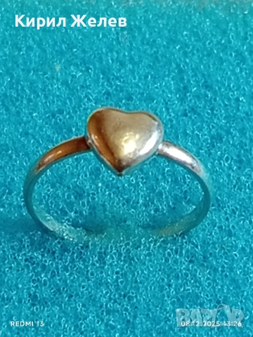 Романтичен сребърен пръстен Return to Tiffany нежен стилен дизайн 21582, снимка 7 - Пръстени - 52689296