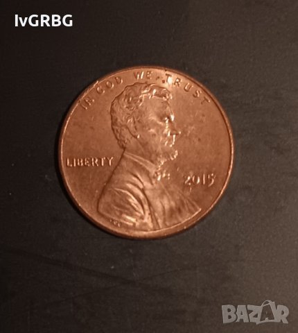 1 цент САЩ 2015 Америка с Линкълн 