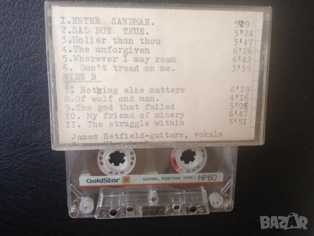Metallica (1991) - аудио касета Goldstar HP60, снимка 1 - Аудио касети - 44051818