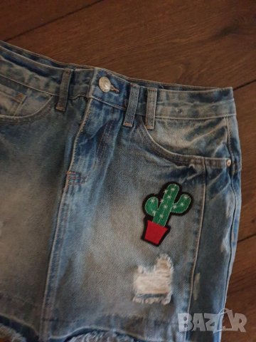 Къса дънкова пола , снимка 3 - Поли - 29983713