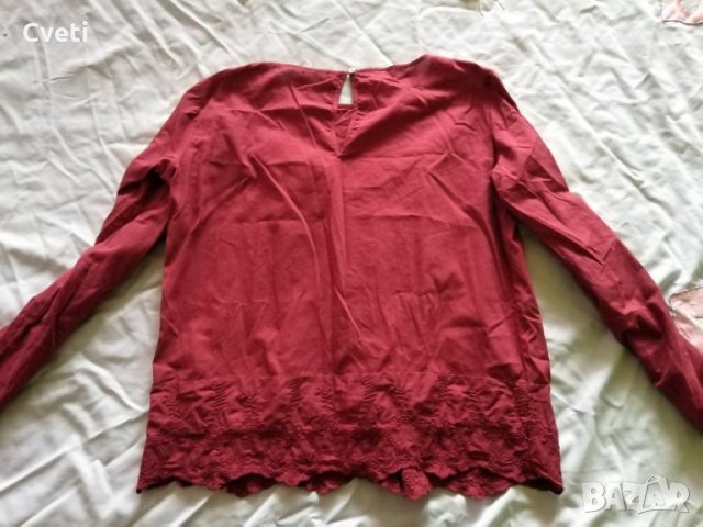 BENETTON блуза/риза L, снимка 4 - Блузи с дълъг ръкав и пуловери - 34648624