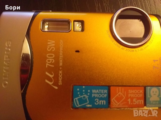 OLYMPUS MJU 790 SW водо и удароустойчив, снимка 2 - Фотоапарати - 27527286