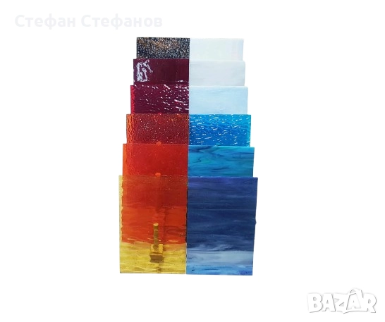 Комплекти от цветно художествено стъкло, снимка 13 - Декорация за дома - 52565307