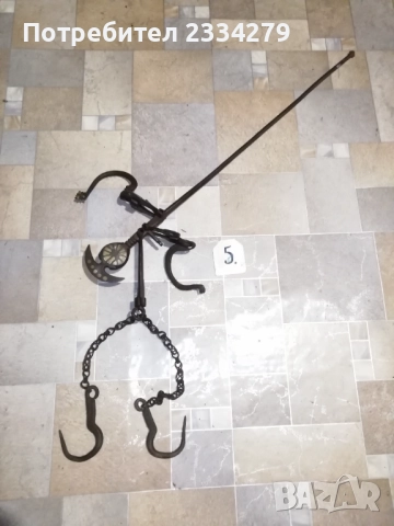 Кантари паланзи от възрождението, ръчно ковани от различни майстори в различни времена, с полумесец , снимка 12 - Антикварни и старинни предмети - 33331498