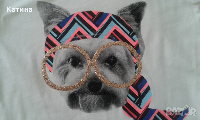 tg сладка асиметрична блузка, снимка 2 - Детски Блузи и туники - 26349238