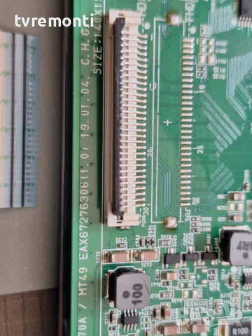 MAIN BOARD LD70A/MT49, EAX67276306(1.0) for LG 28TN525V.-PZ. for 28inc DISPLAY SDM275H0(BD0-M02), снимка 2 - Части и Платки - 50031725