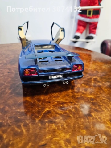 Метална колекционерска количка Lamborghini Diablo 1990, снимка 4 - Колекции - 53209284