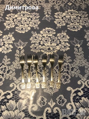 Вилички малки - 2 вида, снимка 2 - Прибори за хранене, готвене и сервиране - 44052836