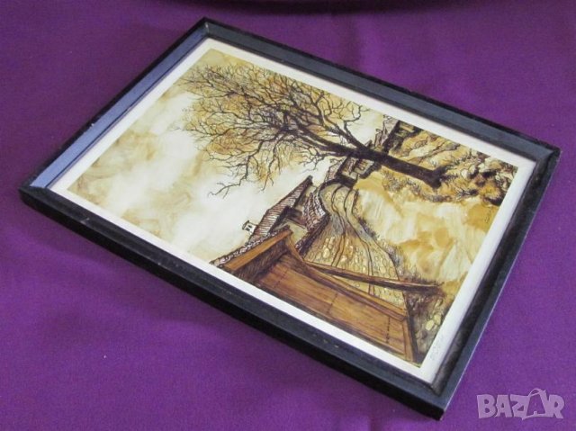 Картина на Художника Цветан Цветанов Смесена Техника, снимка 7 - Картини - 43127923