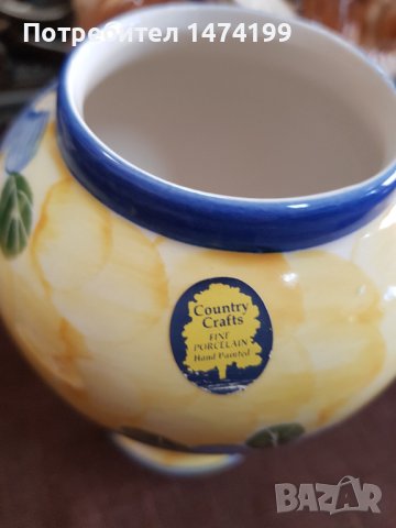 урна/ваза/джинджифилов буркан, ръчно рисуван, снимка 3 - Декорация за дома - 44085304