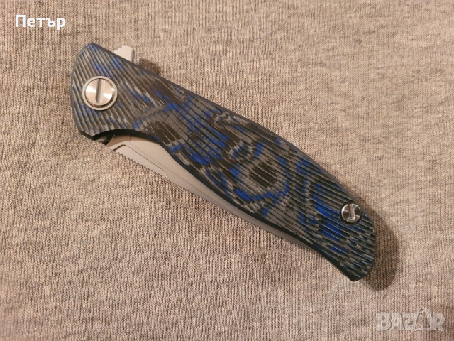 Green Thorn Shirogorov F95 - K110 - титан - карбон , снимка 3 - Ножове - 36483451