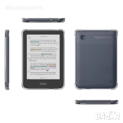Kobo Clara Colour / BW Силиконов Калъф TPU и Протектор, снимка 6 - Калъфи, кейсове - 52694134