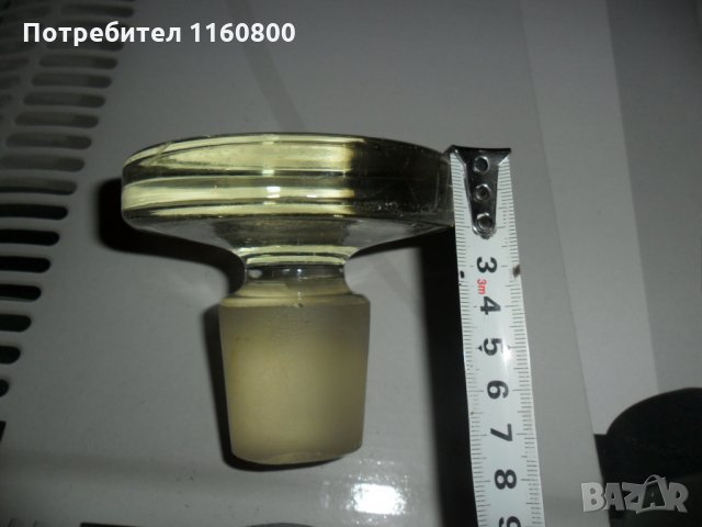 Голяма стъклена тапа, снимка 1