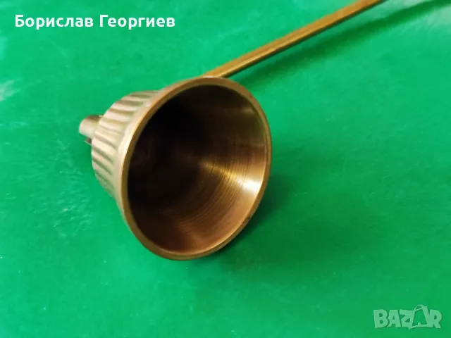 Гасител за свещи месинг, снимка 4 - Антикварни и старинни предмети - 49812848