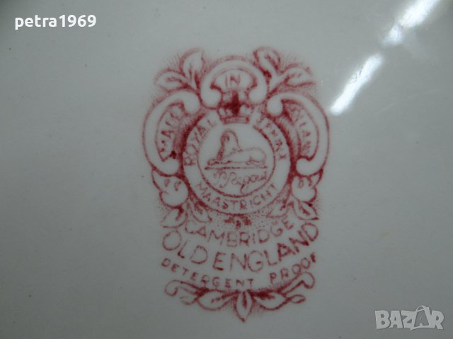 Порцеланови чинии на Royal Spinx от серията OLD ENGLAND, снимка 11 - Антикварни и старинни предмети - 39195702