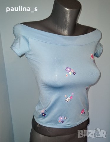 Блуза с открити рамене "KOUKA" fashion / унисайз