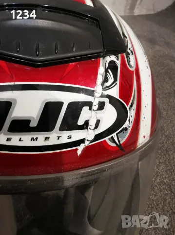 КАСКА шлем HJC размер S (55-56см) за мотоциклет (мотор), скутер, АТВ , снимка 10 - Аксесоари и консумативи - 49692242