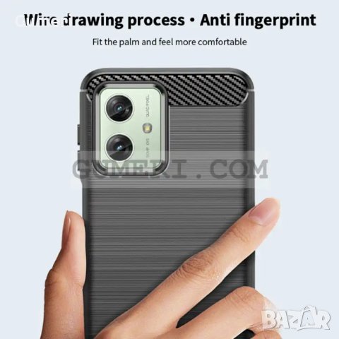 Гръб "Карбон Шарк" за Motorola Moto G54, снимка 6 - Калъфи, кейсове - 43033052