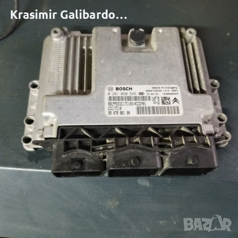 ECU  CITROEN PEUGEOT 1.4 HDI BOSCH 0 281 030 545 /   0281030545 / 98 078 861 80 / 980788