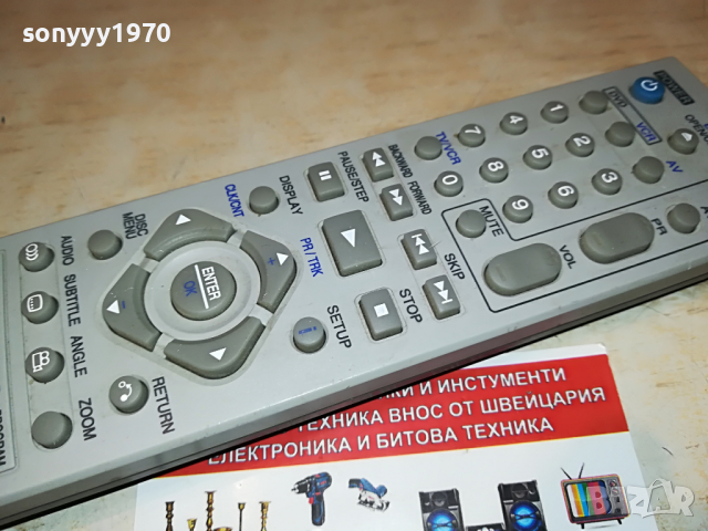 LG 6711R1P072A DVD/VIDEO REMOTE-ВНОС SWISS 1004221805, снимка 15 - Дистанционни - 36409531