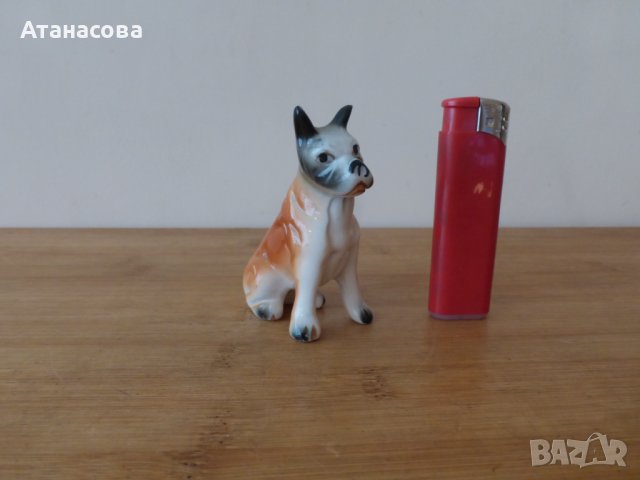 Немска порцеланова фигура Куче 80-те г статуетка, снимка 8 - Статуетки - 43643524