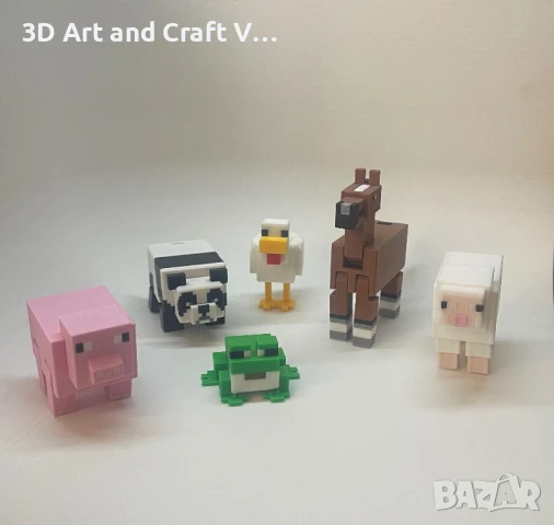 Minecraft фигурки – животни и герои