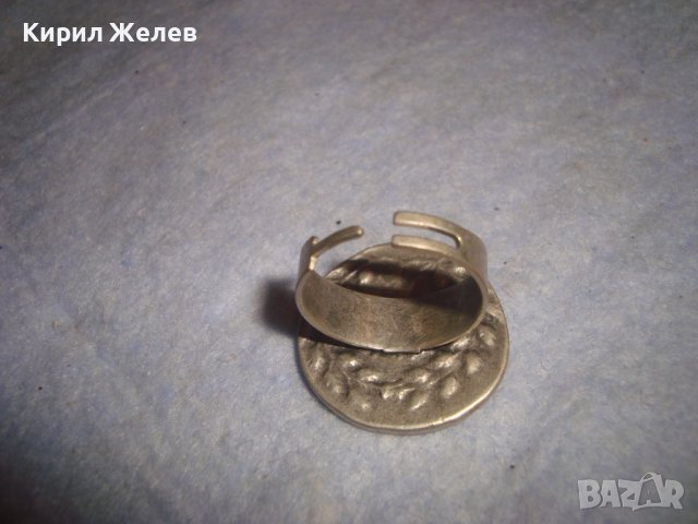 ПОСРЕБРЕН РЕГУЛИРУЕМ ПРЪСТЕН - РЕПЛИКА СЪВРЕМЕННО КОПИЕ на СТАРА МОНЕТА с АЛЕКСАНДЪР ВЕЛИКИ 16730, снимка 11 - Пръстени - 37451936