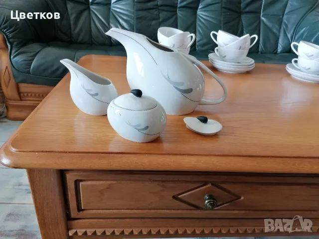 Сервиз за чай за 12 човека "Scherzer Bavaria", снимка 10 - Антикварни и старинни предмети - 49617428