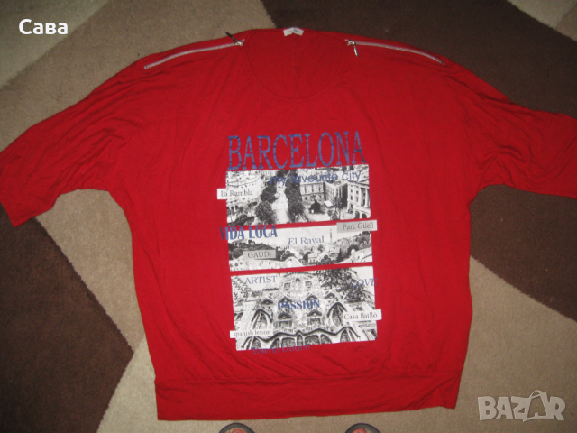 Блуза FIORELLA RUBINO  дамска,3-4ХЛ, снимка 2 - Тениски - 36572658