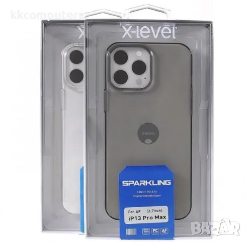 Калъф PC X-Level MagSafe Sparkling /Черен/ за iPhone 16 Pro 6.3 Баркод : 3130774