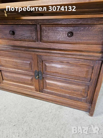 Масивна дъбова секция (уникална изработка), снимка 3 - Секции и витрини - 50659710