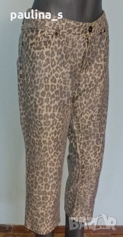 Еластични дънки в леопардов принт "Jordache" / голям размер, снимка 3 - Дънки - 28129968