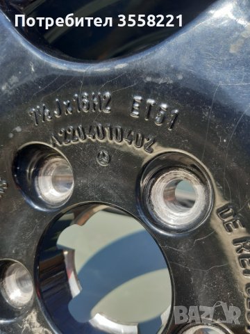 Резервна джанта Мерцедес 16 цола, снимка 3 - Гуми и джанти - 38791886